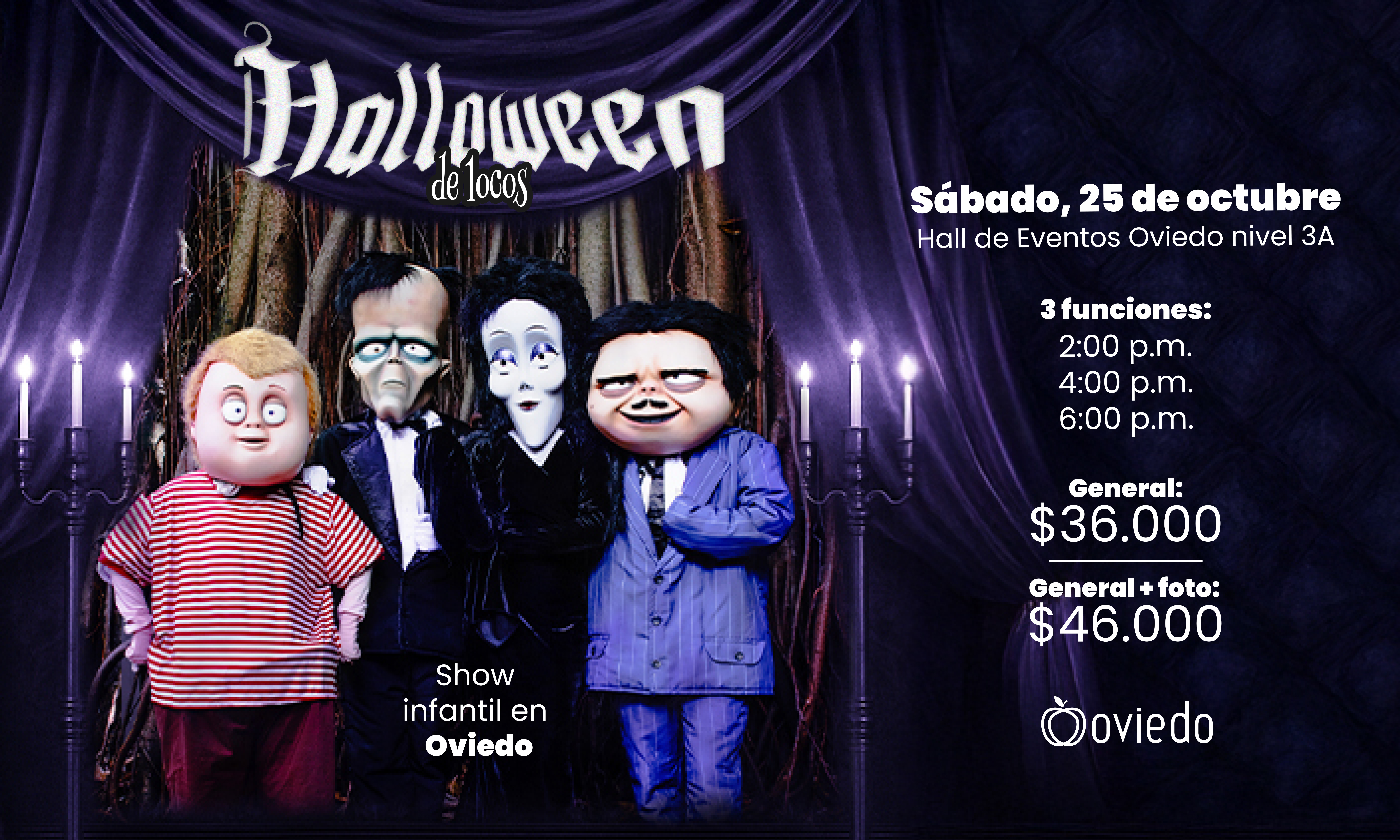halloween ticket master curvas