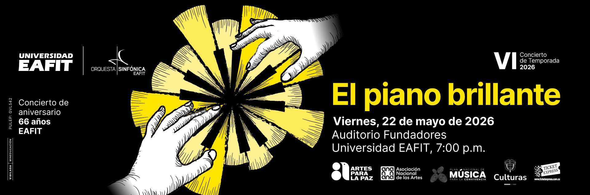 VI CONCIERTO DE TEMPORADA EL PIANO BRILLANTE