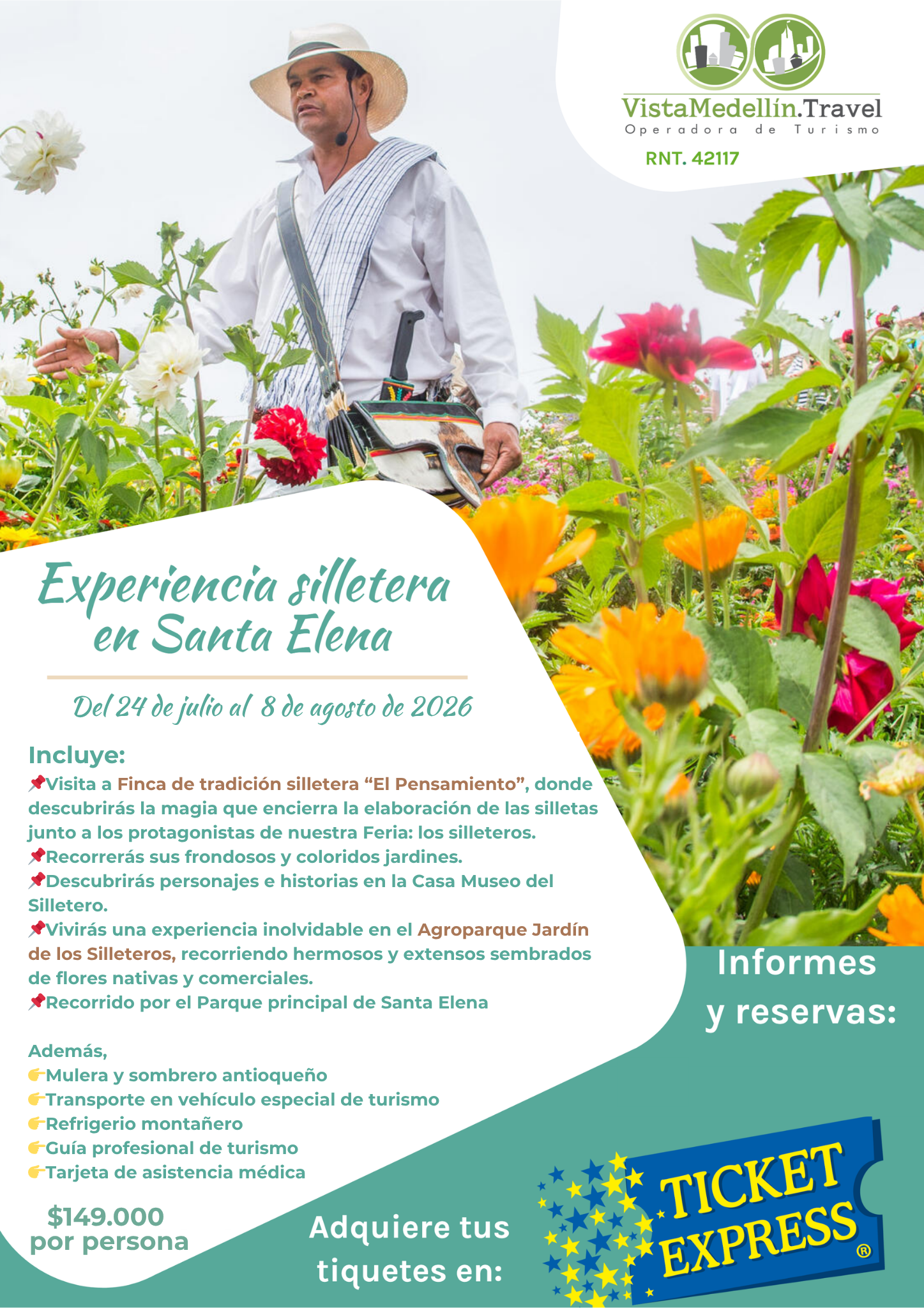 Silletera Ticket Express