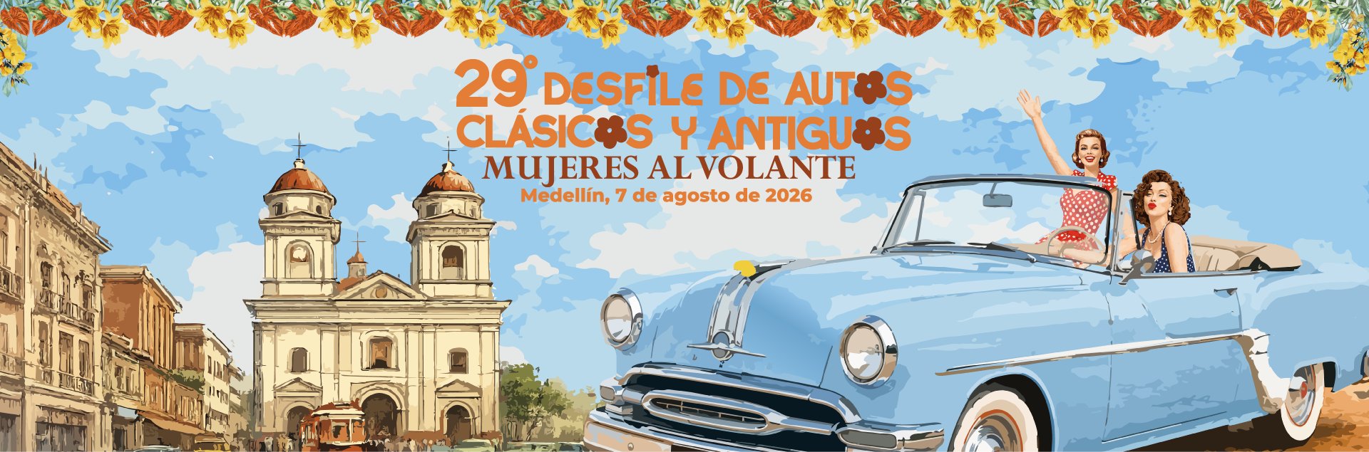 DESFILE DE AUTOS CLASICOS Y ANTIGUOS – MUJERES AL VOLANTE
