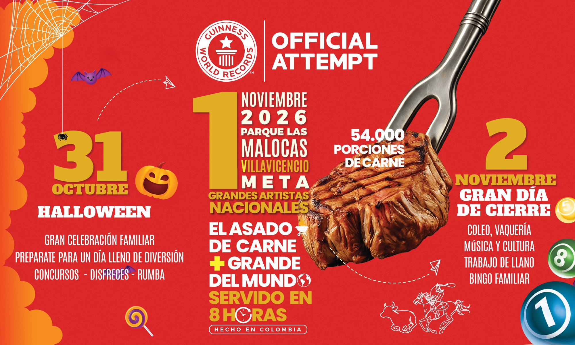 Intento Guinness World Record - El Asado de Carne más Grande del Mundo