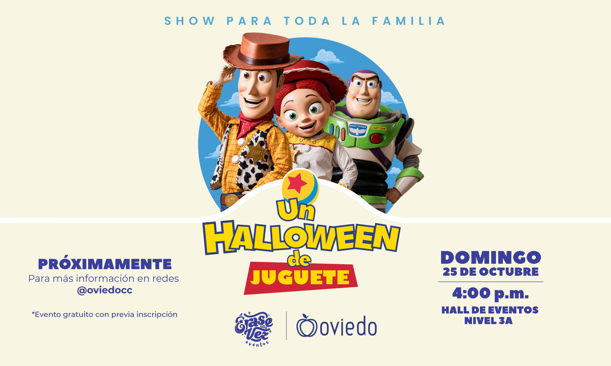 Un Show de Halloween de Juguete - Centro Comercial Oviedo 2026 Un Show de Halloween de Juguete en el Centro Comercial Oviedo, Medellín