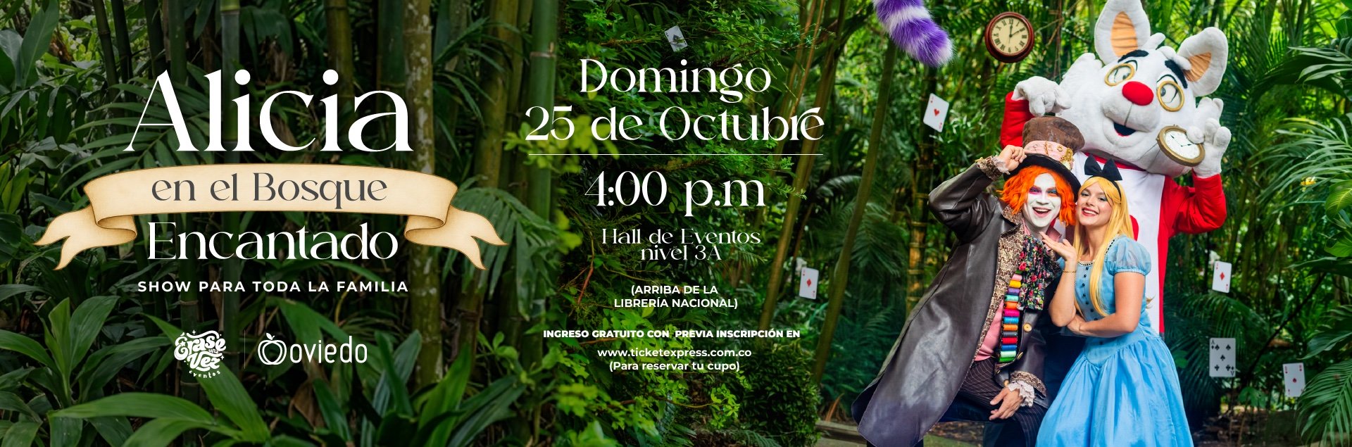 Alicia en el Bosque Encantado - Centro Comercial Oviedo 2026