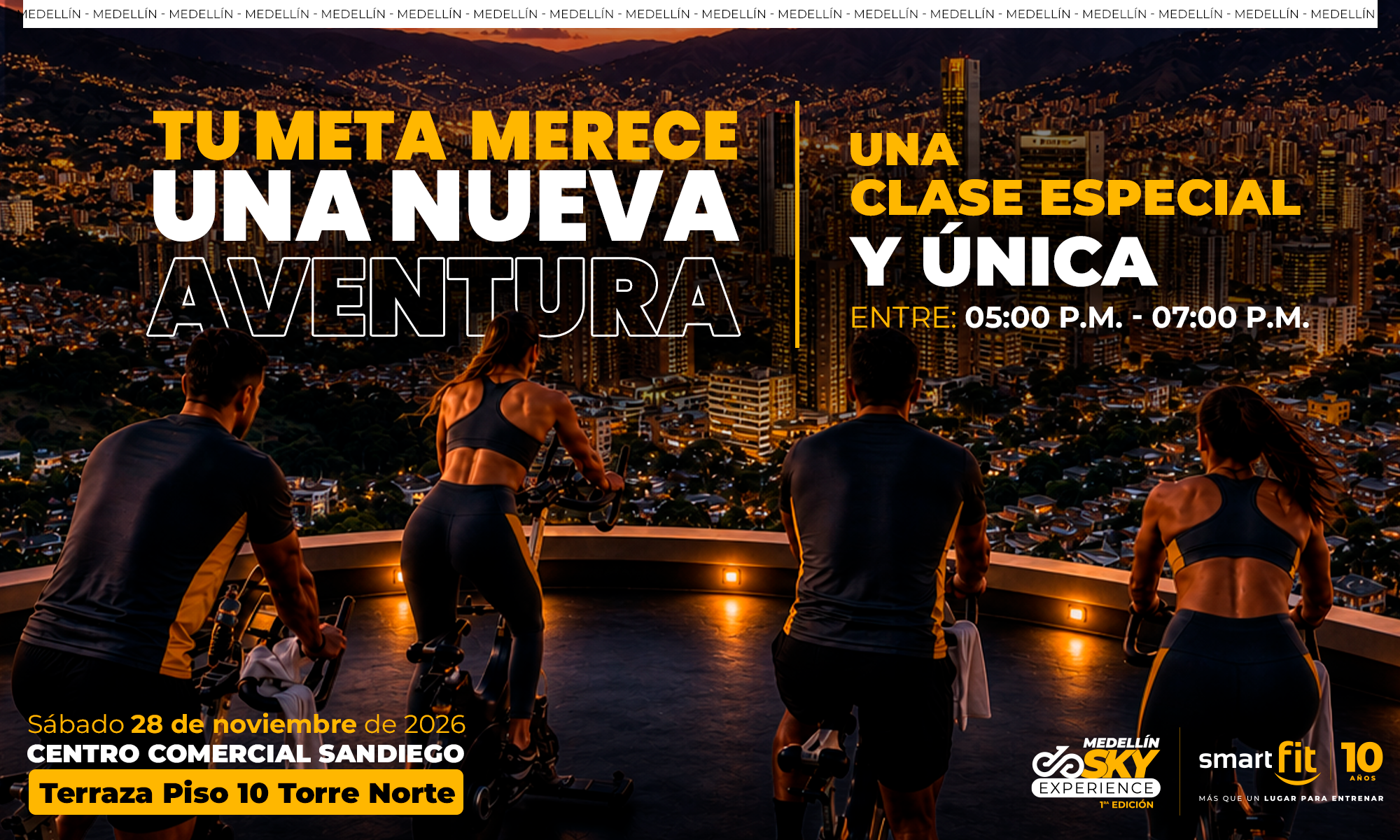 Sky Experience Medellín 2026 poster SKY EXPERIENCE MEDELLÍN | 1RA EDICIÓN